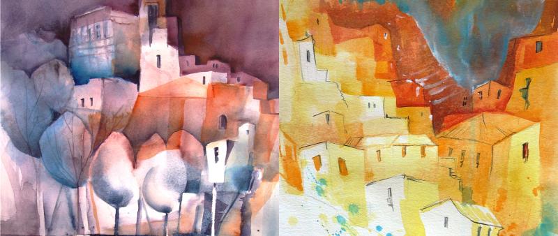 After Work: Postitiv denken, negativ malen! Negativmalerei im Aquarell